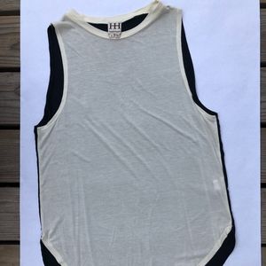 Haute Hippie Upscale Tank- Black and White